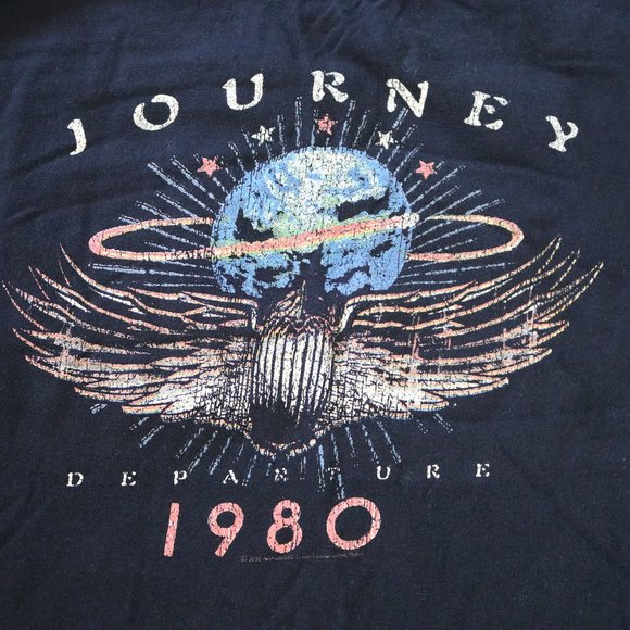 Journey Departure Band Shirt Adult XL Black Music Rock Band American Classic - Picture 3 of 7